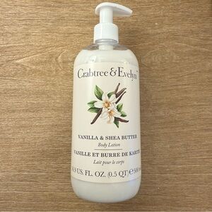 Crabtree & Evelyn Vanilla & Shea Butter Body Lotion - White